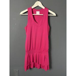 LUCKY IN LOVE Womens M/US 8-10 Pink Sleeveless Tennis Dress In It To Win It